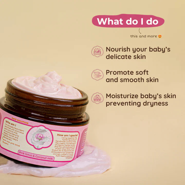 Pink Lotus & Coconut Milk Face Cream Root and Soil